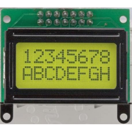 Character LCD 8X2 Mini (SC0802EU*B-XA-GB-G)