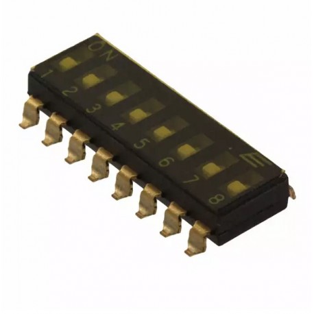 DIP Switch 8 posisi Low Profile Gold