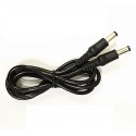 DC Power Cable 5.5x2.5mm Plug Male to Male (straight male to straight male), L1.5 meters