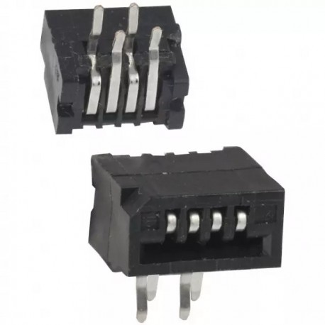 FFC FPC Flexible Cable Socket 4 Pin 1mm Female Right Angle PCB Konektor