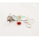 RCA Socket panel panjang 20.46mm (1 pin, merah &amp hitam)