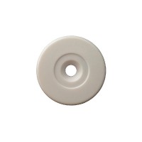 RFID 125KHz ABS Disc Tag 30mm White with Hole