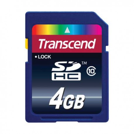 Preprogrammed SD Card 4GB Transcend Class 10 for Raspberry PI