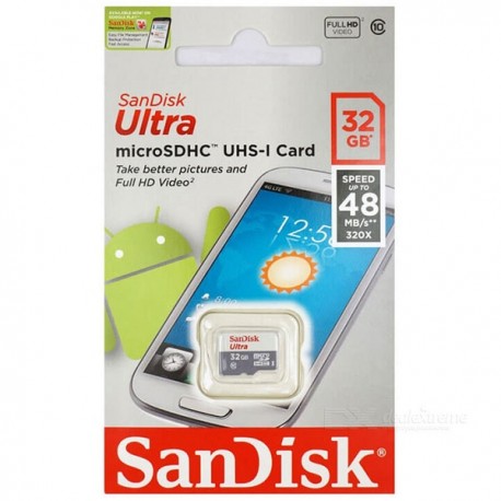 SanDisk Ultra MicroSD 32GB MicroSDHC Class 10 100MB/s