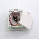 Project Box Enclosure Plastic Snap-in Battery Box w/ Lead-wire for 9V