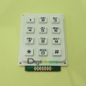 Keypad Matriks 3x4 Rubber Karet Timbul - Putih