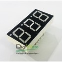 7 Segment 3 Digits 0.56&quot Ultra Bright Green Color Common Cathoda tipe L