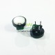 Tactile Switch Round 12mm 4 pin White Color
