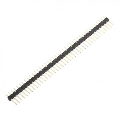 Pin Header 1x40 Tin Plated 2.54mm Hitam