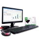 Paket Raspberry Pi 3B+ Mini PC Feno Monitor 15.6 inch Keyboard Mouse