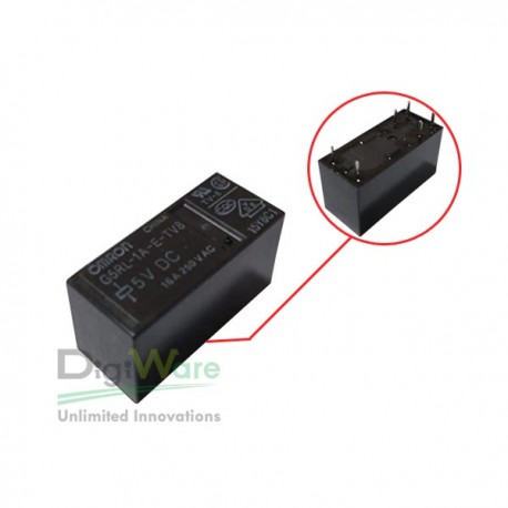Relay Omron SPST-NO 16A 5V G5RL-1A-E-TV8 DC5