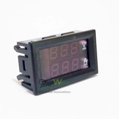 Digital Voltmeter Amperemeter DC 0-100V 10A Dual Display 0.28"