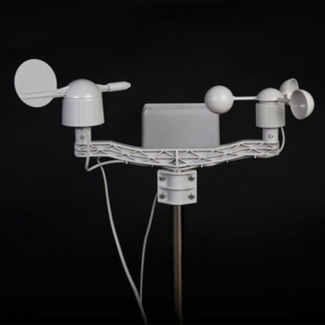 Weather Station with Anemometer Wind Vane Rain Bucket Humidity