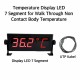 Temperature Display LED Seven Segment for Walk Through Non Contact Body Thermometer