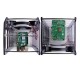 Rack Tower for Raspberry Pi & Jetson Nano 4 layer acrylic case with RGB fan for cluster and NAS