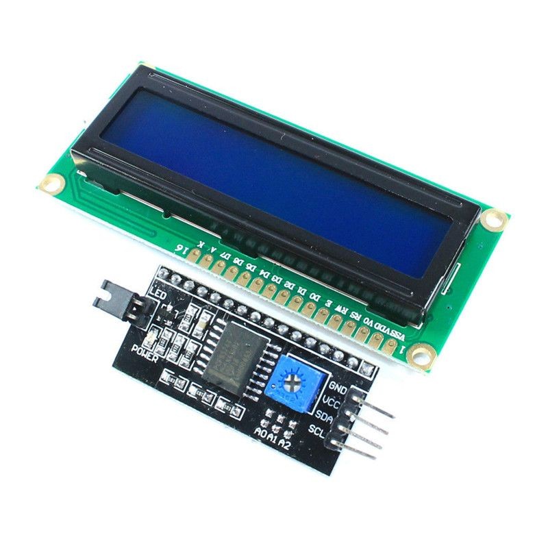Blue IIC/I2C/TWI Character 16x4 Serial LCD Module Display for Arduino  w/Library