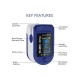 Oxymeter Oximeter Pulse Pengukur Oksigen Darah Detak Jantung Blue