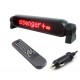 LED Message Display for Vehicle, 43,3x9,4cm, single line, Red