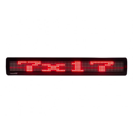 LED Message Display 66x9,8cm , single line, 7x80 dots, Tricolor