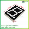LED 7 Segment 2.3" Red Super Bright Com Anoda