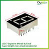 LED 7 Segment 0.8" Red Super Bright Com Anoda