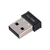 EDUP Mini Wireless 802.11N 150Mbps WIFI USB Network Card Adapter (EP-N8508) - Black