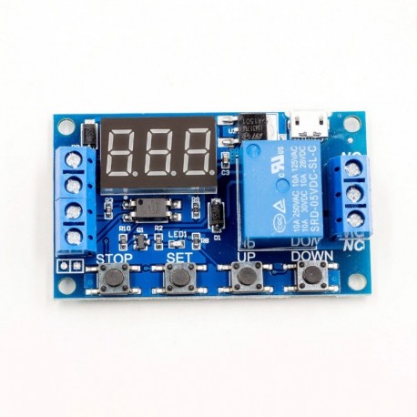 Digital Delay Timer Trigger ON OFF Relay LED Display