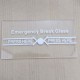 Emergency Break Glass for Fire Access Control Door Release (Glass Only)